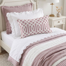 Padrão de Treliça Bege Rosa e Branco