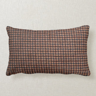 Almofada Lombar Padrão de tweed marrom