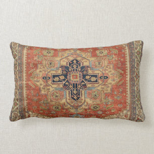 ALMOFADA LOMBAR PADRÃO DE VINTAGEM PERSA SÍMETRICA DE COJÍN LUM