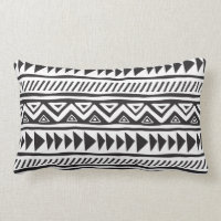 Padrão Étnico Africano Negro E Branco