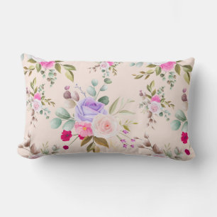 Almofada Lombar Padrão Floral