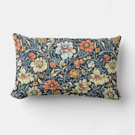 Almofada Lombar padrão floral de acanto em estilo William Morris