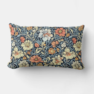 Almofada Lombar padrão floral de acanto em estilo William Morris