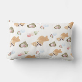 Almofada Lombar Padrão Wagashi Japonês