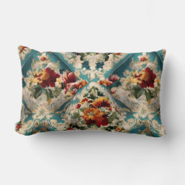 Almofada Lombar Padrão Whimsical Italiano Floral Damask