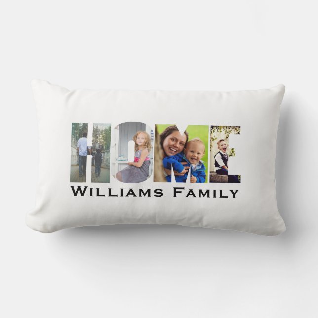 Almofada Lombar PÁGINA INICIAL com suas fotos (Frente)