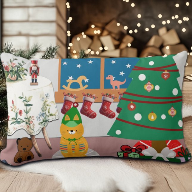 Almofada Lombar Página inicial da ilustração de feriados (Criador carregado)