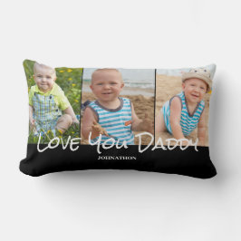 Almofada Lombar Pai 3 Travesseiro decorativo de fotos