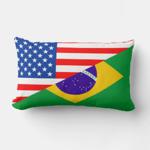 Almofada Lombar país dos EUA da bandeira de Estados Unidos Améri