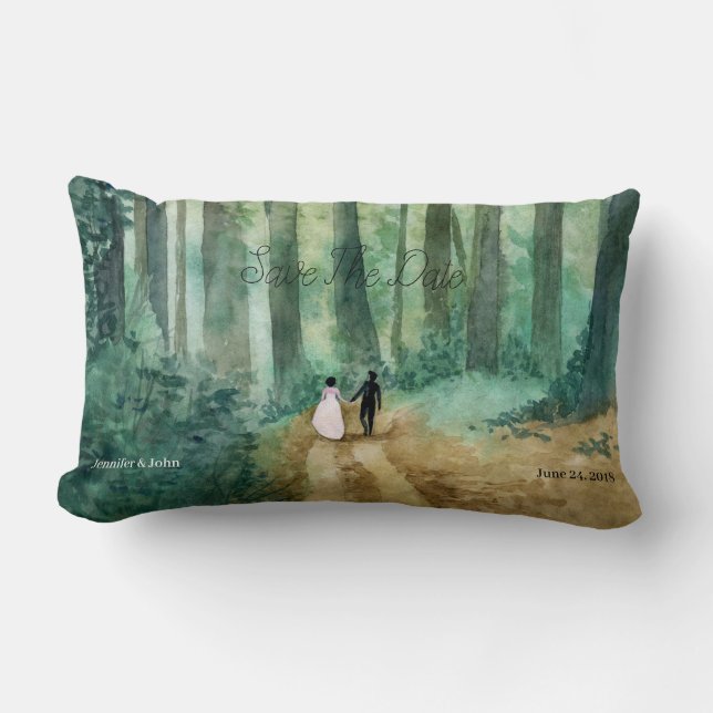 Almofada Lombar Paisagem florestal natural (Frente)