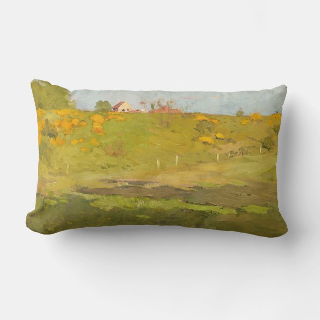 Almofada Lombar Paisagem rural francesa (por Georg Pauli) (Frente)