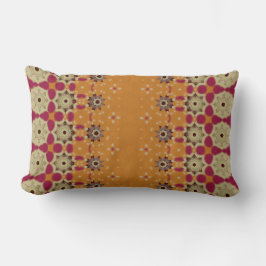 Almofada Lombar Pale Orange and Red throw pillow