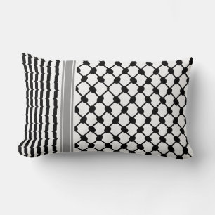 Almofada Lombar Palestino Hatta Keffiyeh Kufiya Folk (2 Padrão)