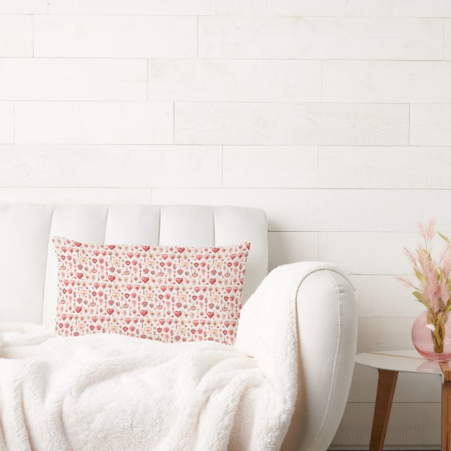 Almofada Lombar Paleta Apaixonada: Incorporações de Namorados (Sofá)