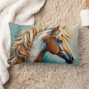 Almofada Lombar Palomino Paint Mustang Retrato