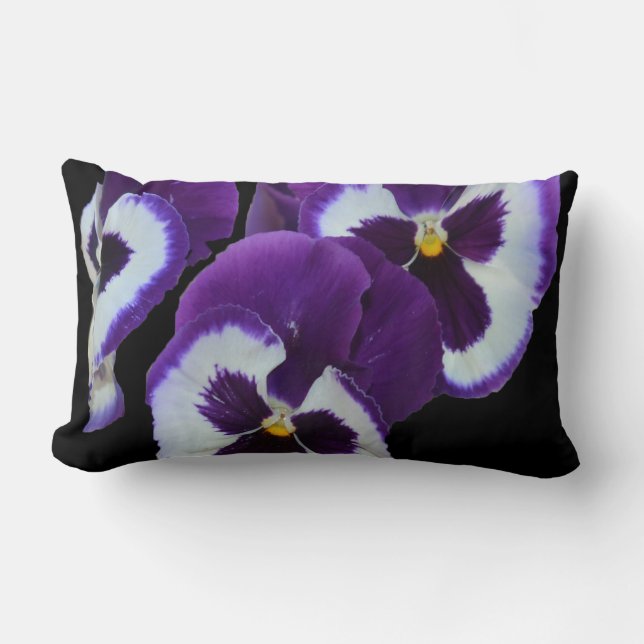 Almofada Lombar Pansy Posy, (Frente)