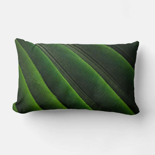 Almofada Lombar Papel de parede 3D verde (Frente)