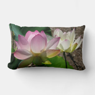 Almofada Lombar Par de Flores de Lotus I