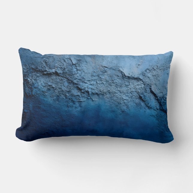 Almofada Lombar Parede pintada de azul (Frente)