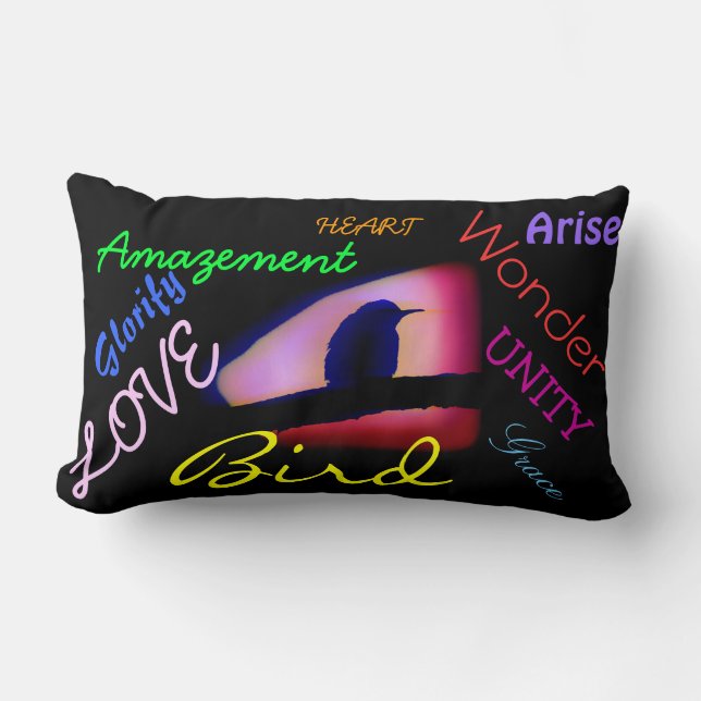 Almofada Lombar Pássaro 9 (Frente)