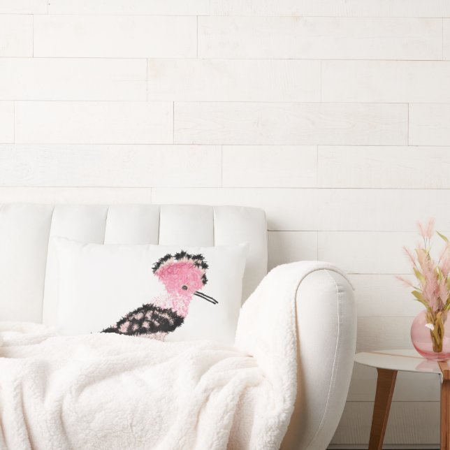 Almofada Lombar Pássaro nacional de um hoopo fofo de Israel (Sofá)