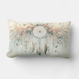 Almofada Lombar Pastel Floral Butterfly Dreamcatcher