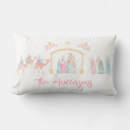 Almofada Lombar Pastel Nativity Personalized