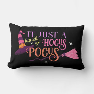 Almofada Lombar Pastel Witch Hocus Pocus Halloween Broomstick