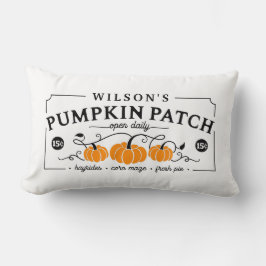 Almofada Lombar Patch personalizado de abóbora de fazenda