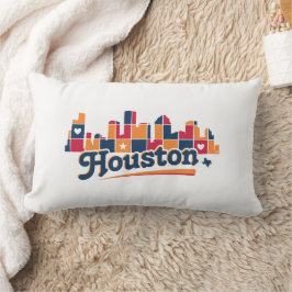 Almofada Lombar Patchwork do Skyline Houston