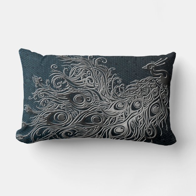 Almofada Lombar Pavão (Frente)