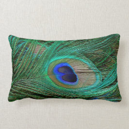 Almofada Lombar Pavão Azul