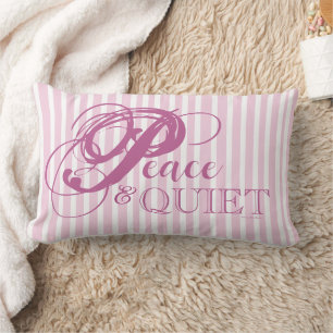 Almofada Lombar Paz e Travesseiro decorativo Silencioso em Striped