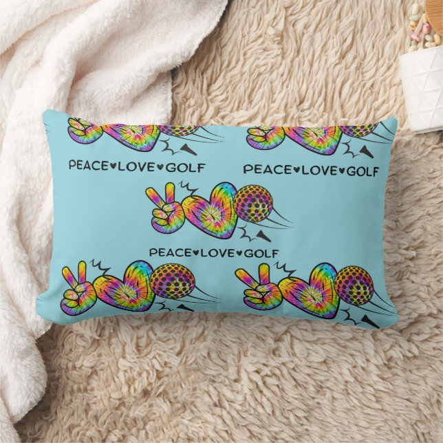 Almofada Lombar Peace Love Golf Tie-Dye (Cobertor)