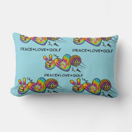 Almofada Lombar Peace Love Golf Tie-Dye