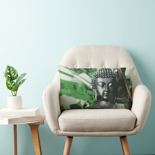 Almofada Lombar Peaceful Buddha Meditation Lumbar Pillow – Zen (Cadeira)
