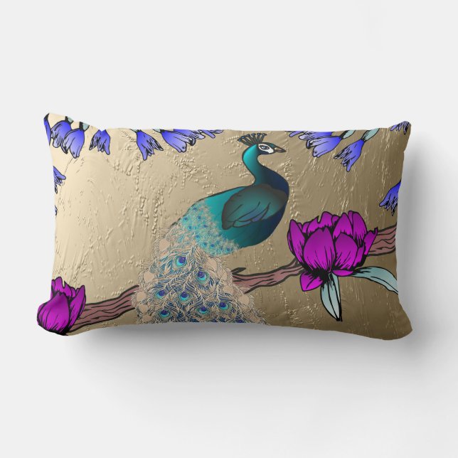 Almofada Lombar Peacock (Frente)