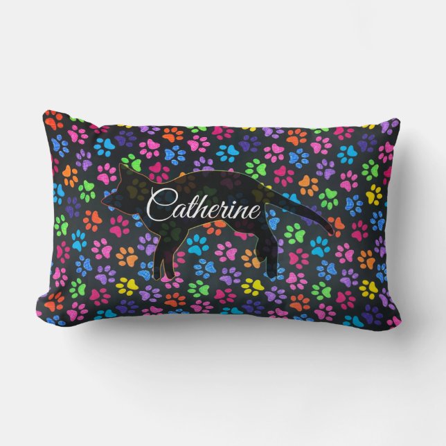 Almofada Lombar Peças Coloridas (Frente)