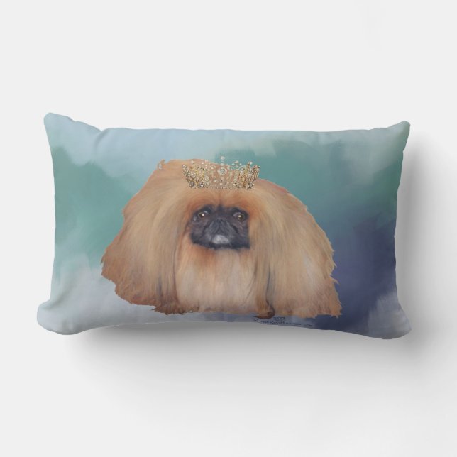 Almofada Lombar Pekingese Ice Princess (Frente)