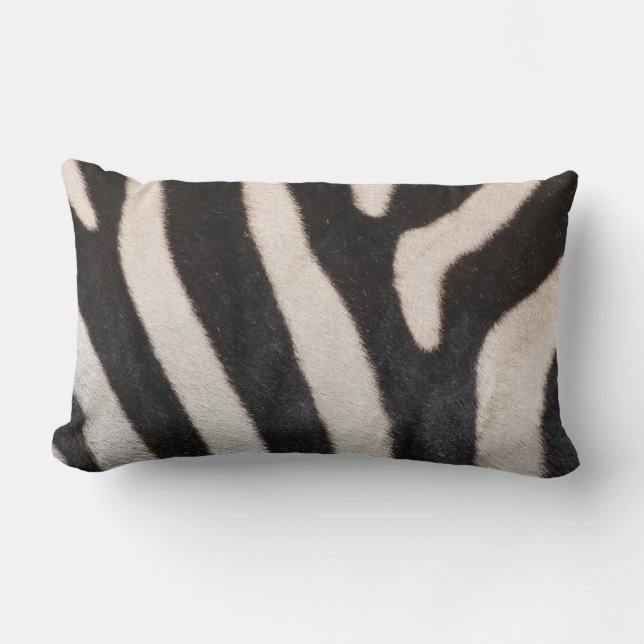 ALMOFADA LOMBAR PELE ZEBRA (Frente)
