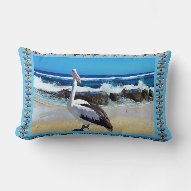 Almofada Lombar Pelican Beach Splash (Frente)