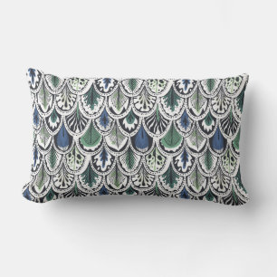 Almofada Lombar Penas Decorativas