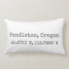 Almofada Lombar Pendleton, Oregon Coordena o Travesseiro lombar