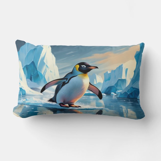 Almofada Lombar Penguin Themed (Frente)