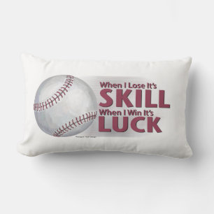 Almofada Lombar Perder Skill Ganhou Sorte de Baseball