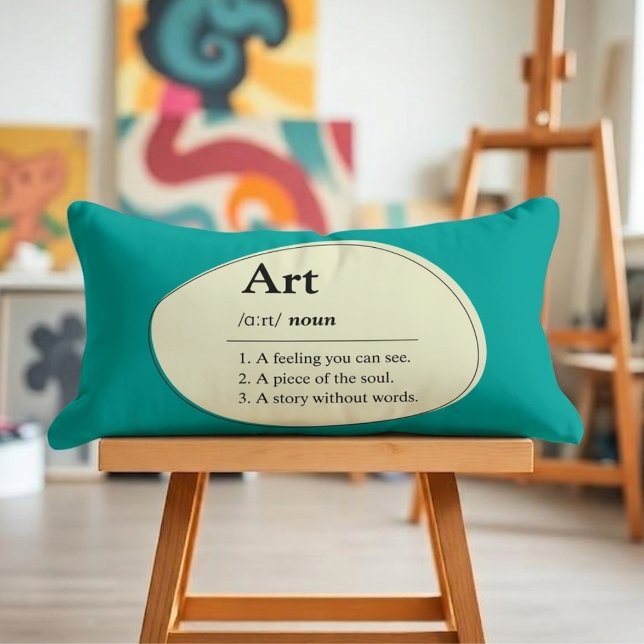 Almofada Lombar Personalizada de Arte em Estilo Di (Fully customizable pillow for art lovers)