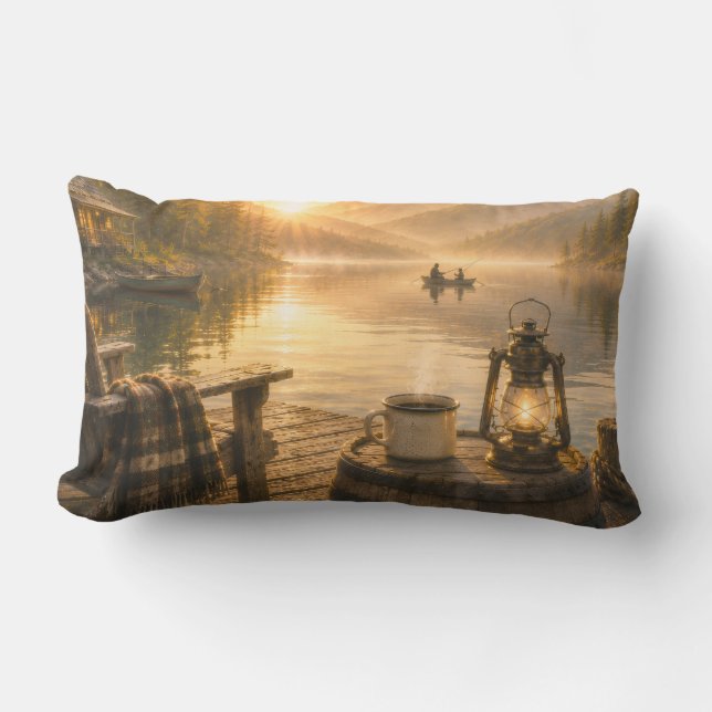 Almofada lombar personalizada para jardim e pátio (Frente)
