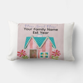 Almofada Lombar Personalizado A Fantasia da Assinatura (Rosa e Tur