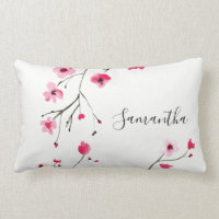 Personalizado, flor de cerejeira, nome