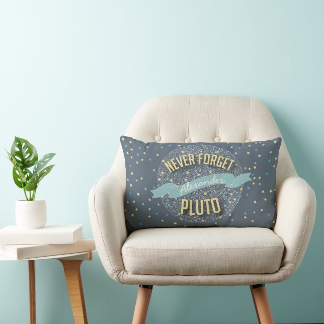 Almofada Lombar Personalizado Nunca Esquece Plutão Starry Sky (Cadeira)